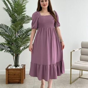 Women Casual Regular Sleeves Crepe Solid Fit and Flare Dress
