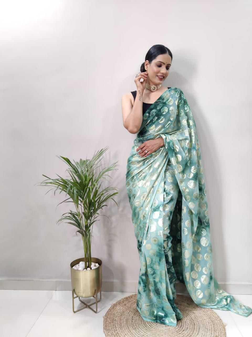 Georgette-saree-fancy-festive-