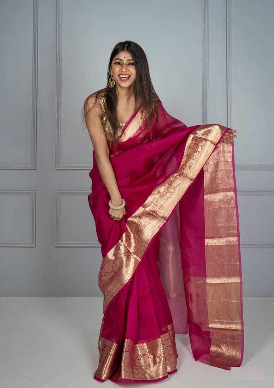 Organza-zari-saree