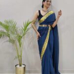 Georgette-saree-fancy-festive-