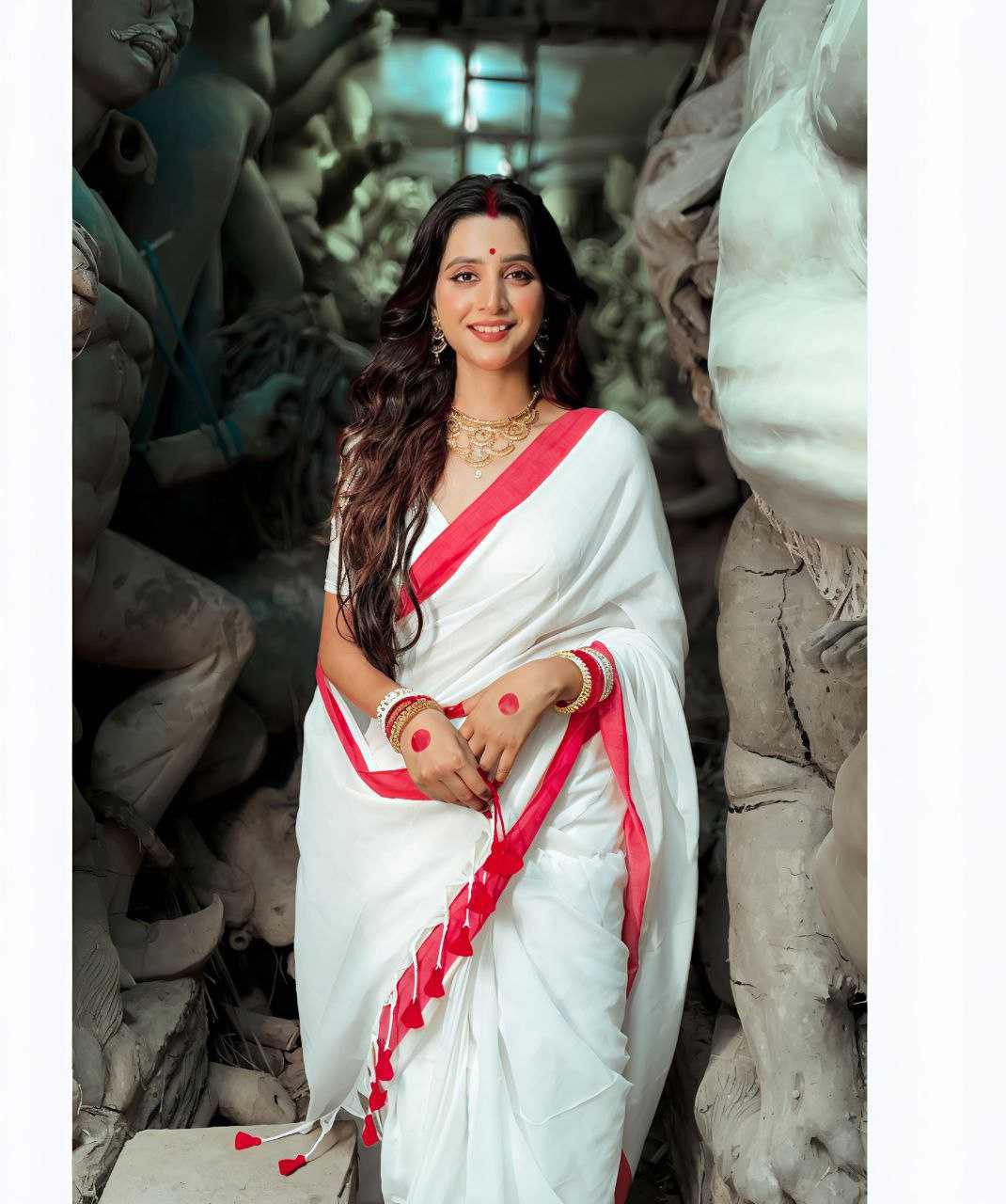 Fancy Linen Sarees