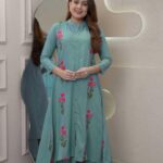 embroidery-fancy-casual-kurti-reyon coton