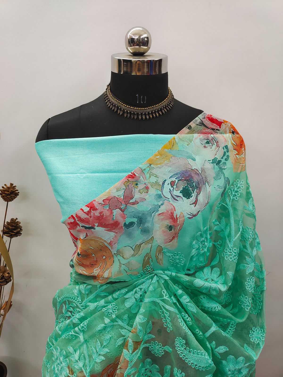 Organza Designer Sarees