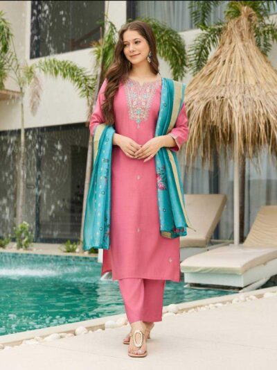 Embroidered Kurtis - Taj Festive Designer