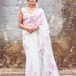 fancy-printed-saree-linen