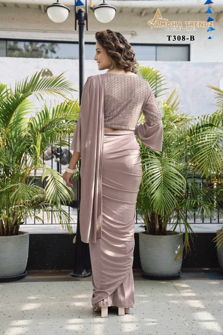 Lycra - Designer Saree