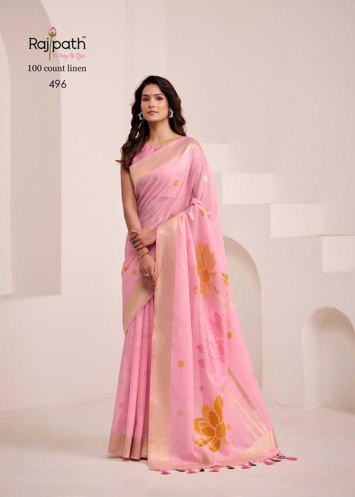 Fancy Linen Sarees