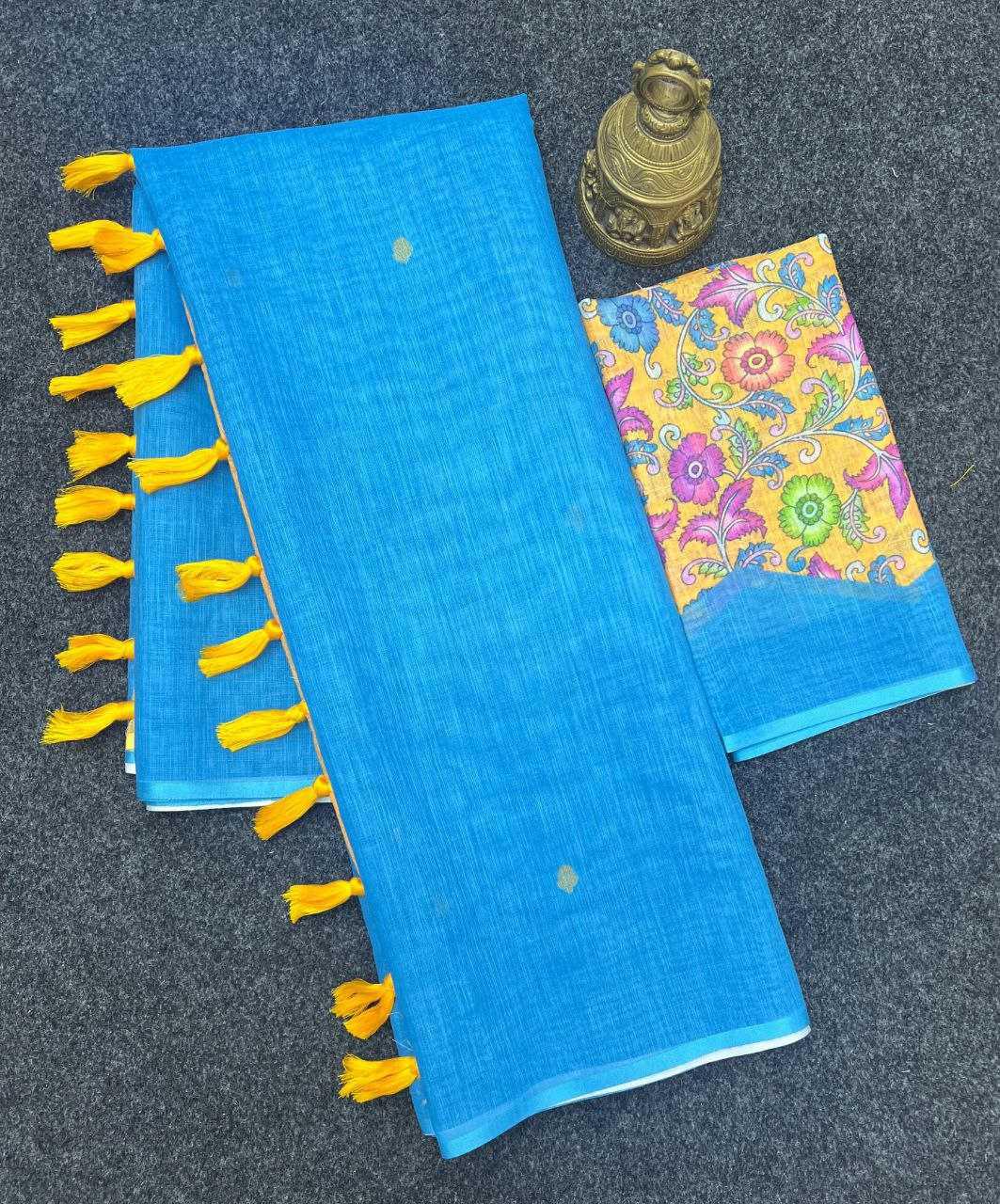 Printed Linen Sarees