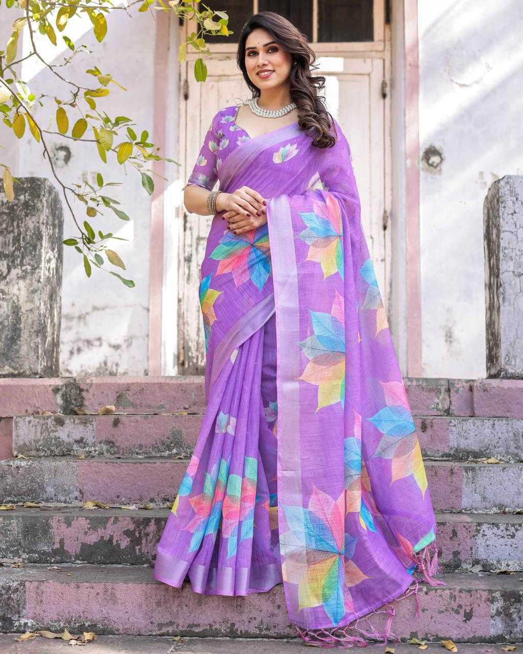 Cotton Linen Sarees