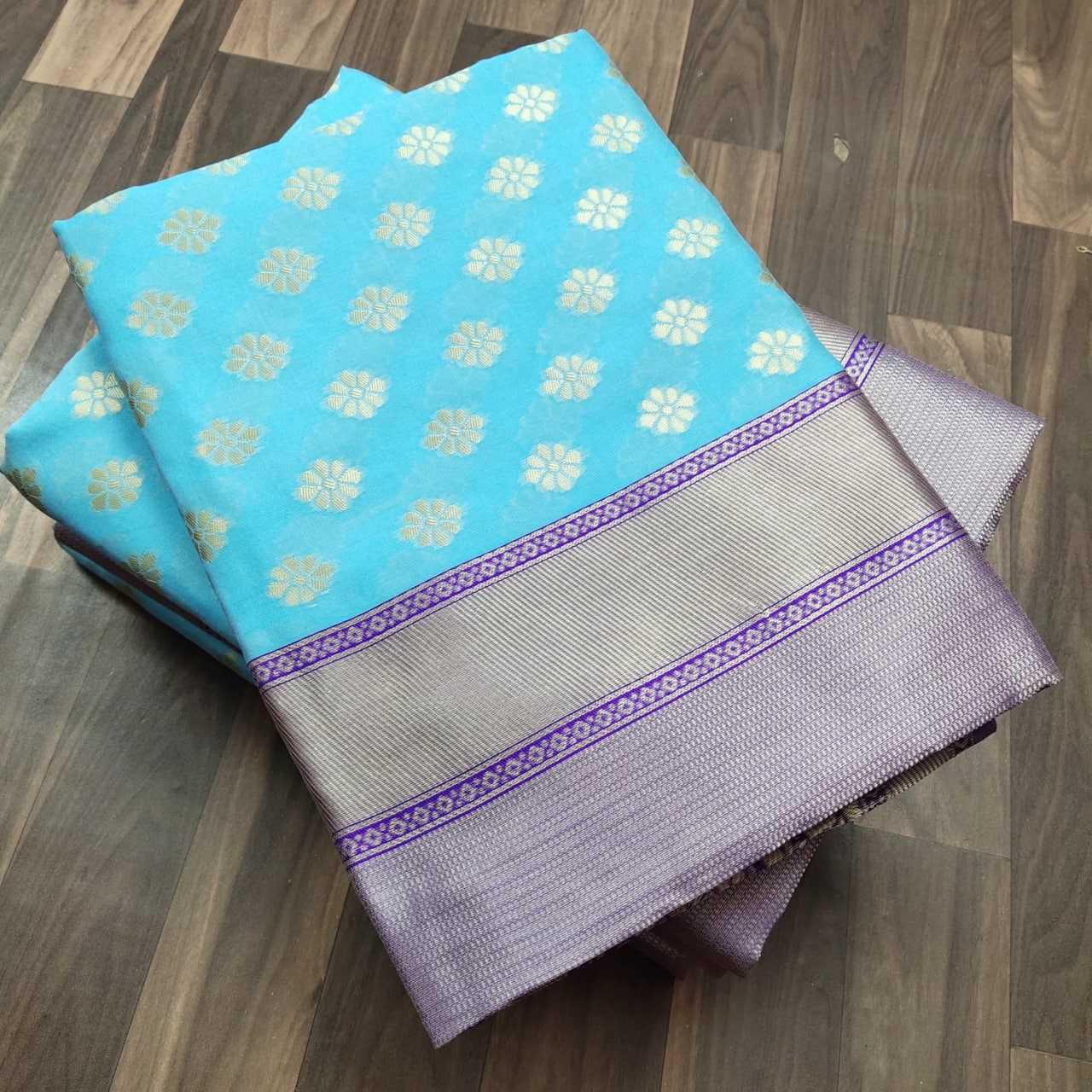 Fancy Sarees - Lichi Silk