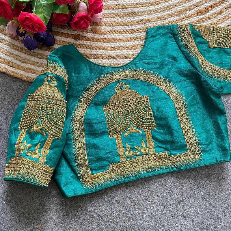 printed-blouse-ready-made-party-wear