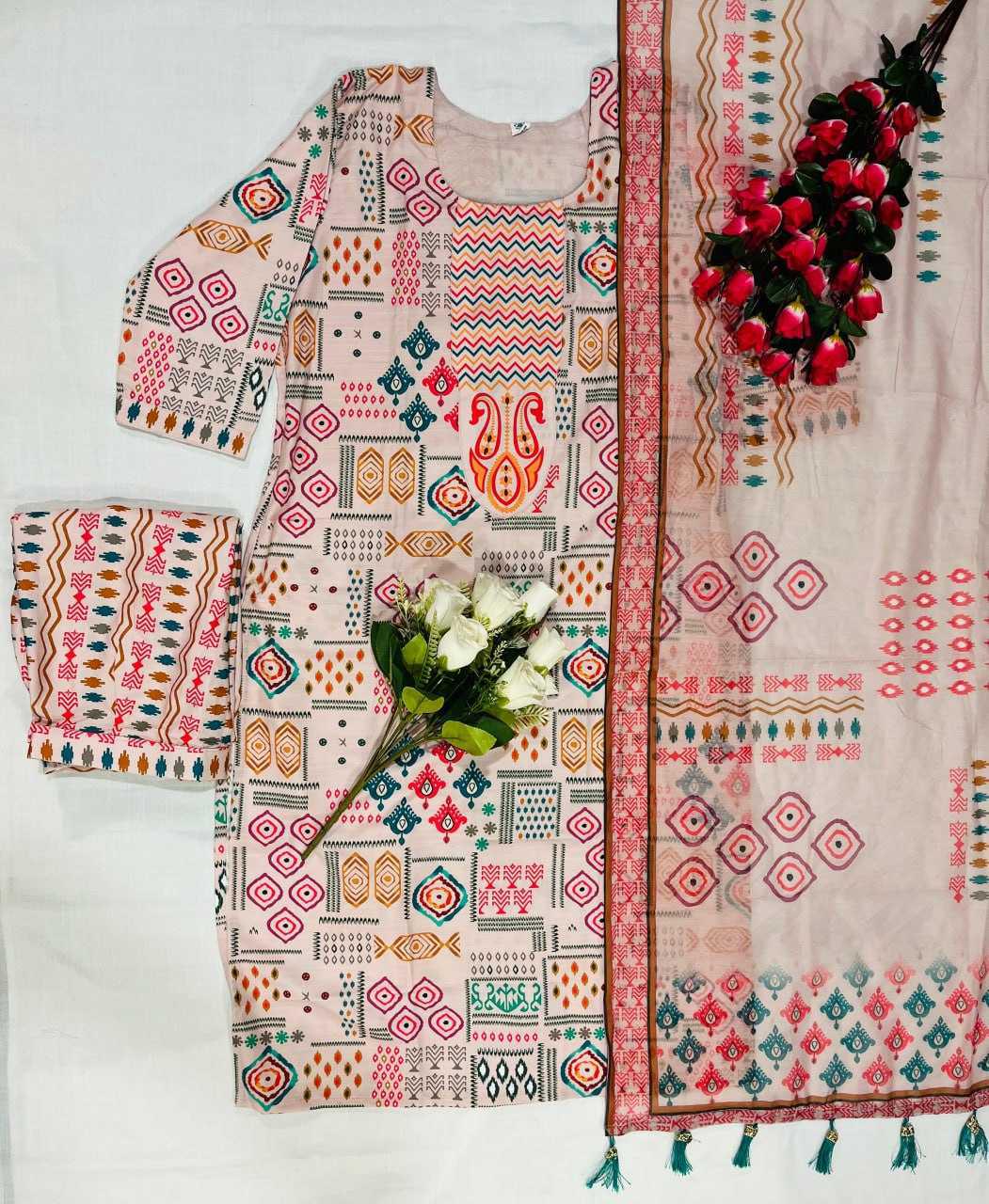 Printed Cotton Kurti - Work wear