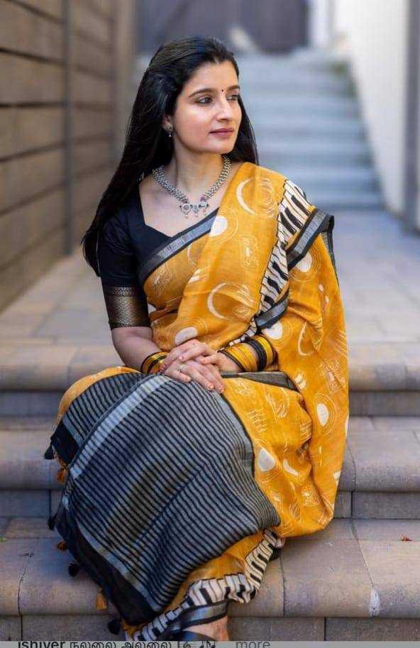 Fancy Linen Sarees
