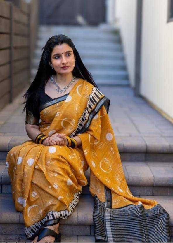 Fancy Linen Sarees