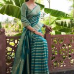 Silk-saree-lichi-silk-party-wear