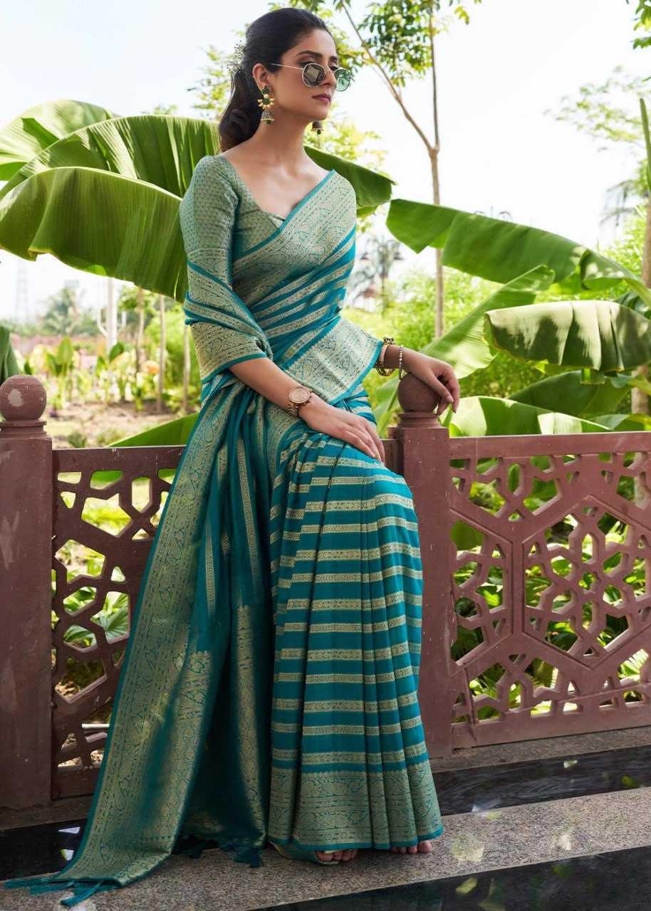 Silk-saree-lichi-silk-party-wear