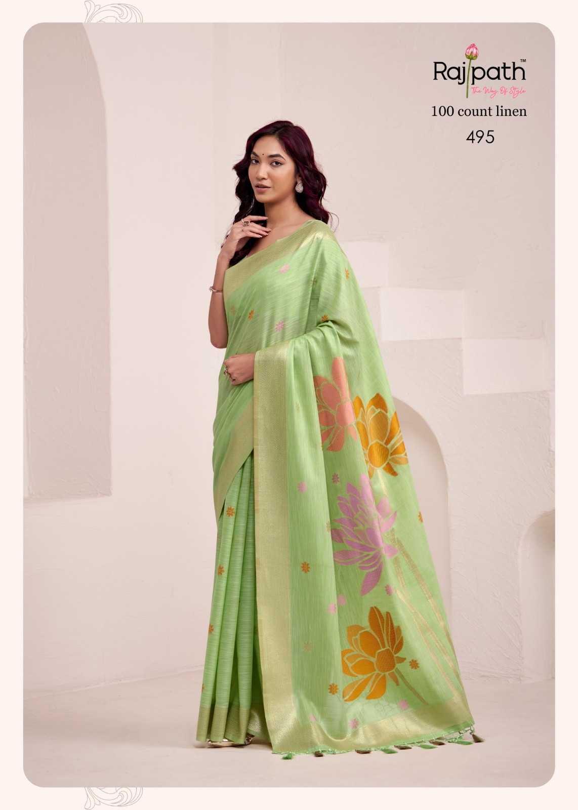 Fancy Linen Sarees