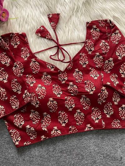 v-neck-blouses-ready-made-blouses-cotton