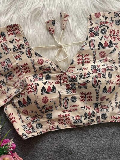 blouse-vneck-ready-made-blouses-cotton