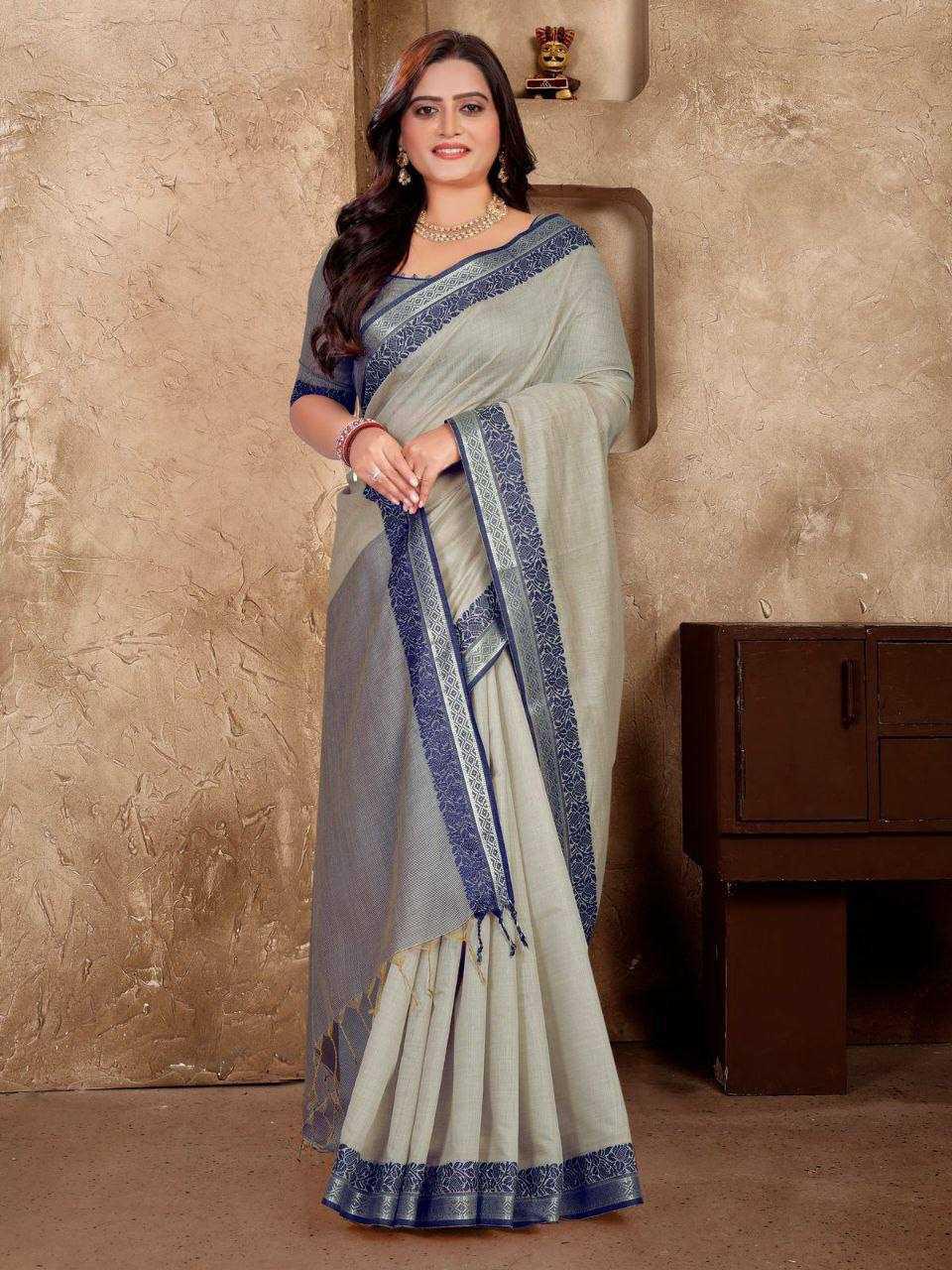 silk-sarees-linen-with-blouse