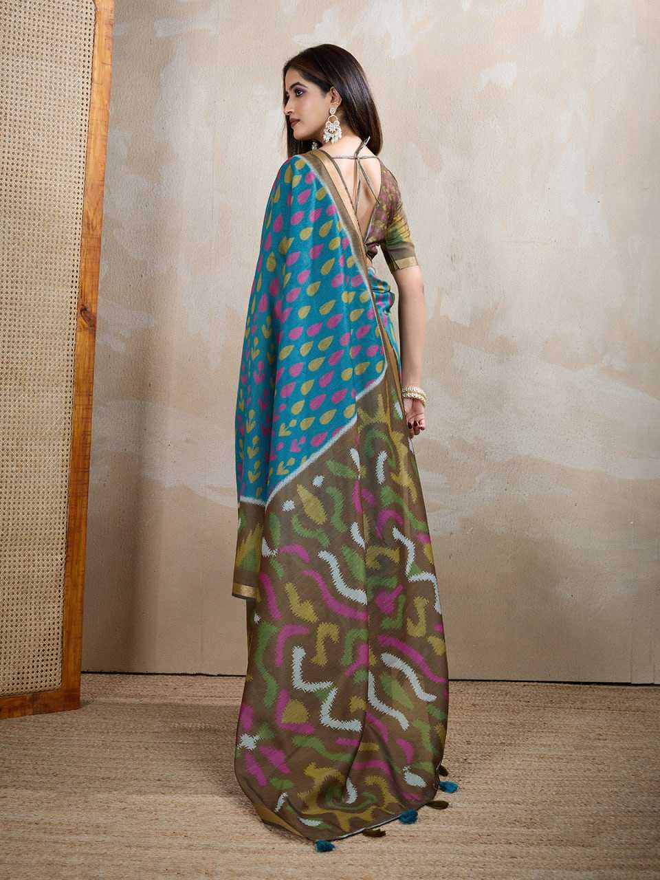 Ikkat Saree