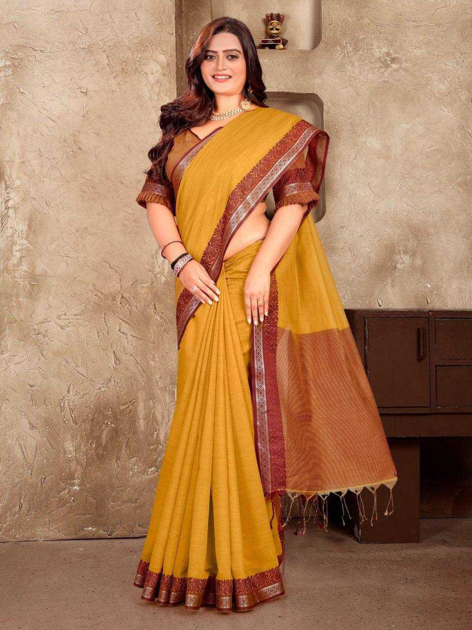 silk-sarees-linen-with-blouse