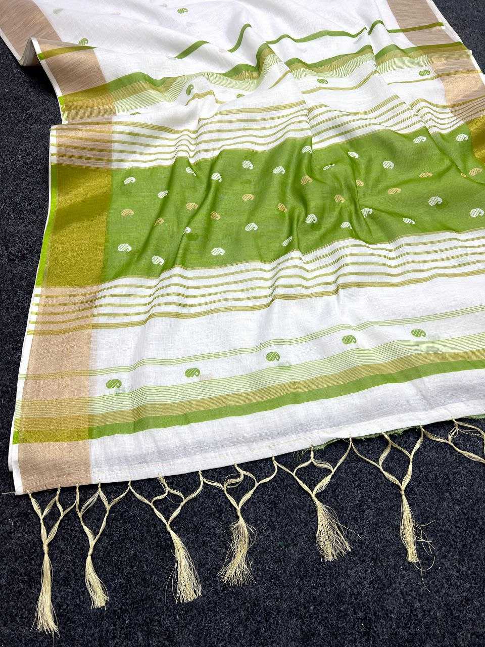 Ikkat Saree Zari Border