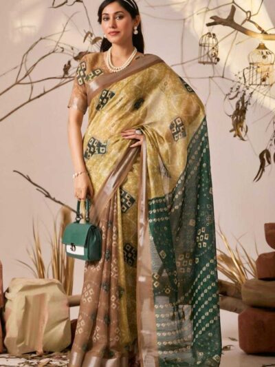 printed-ikkat-saree-traditional