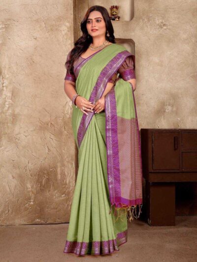 silk-sarees-linen-with-blouse