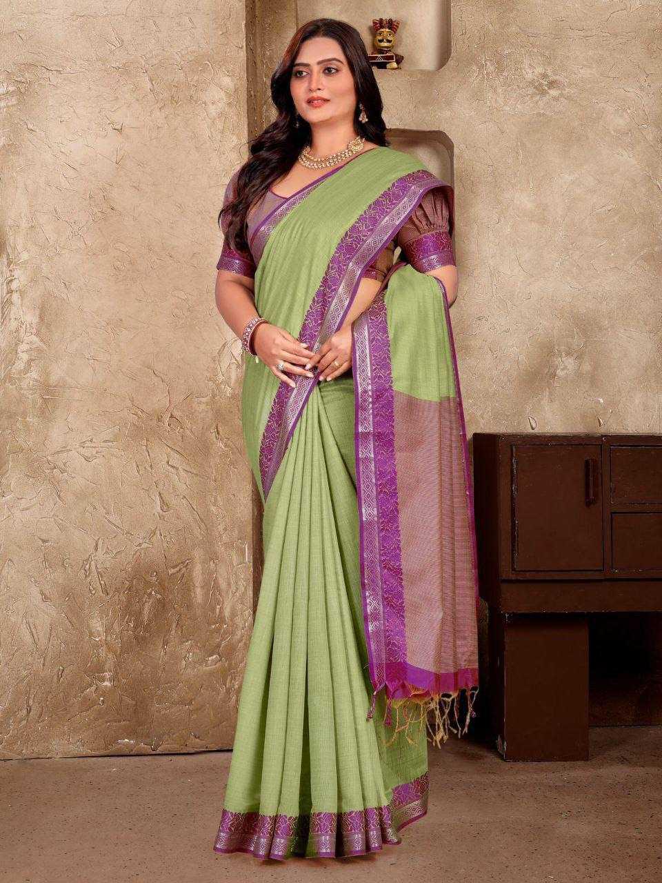 silk-sarees-linen-with-blouse